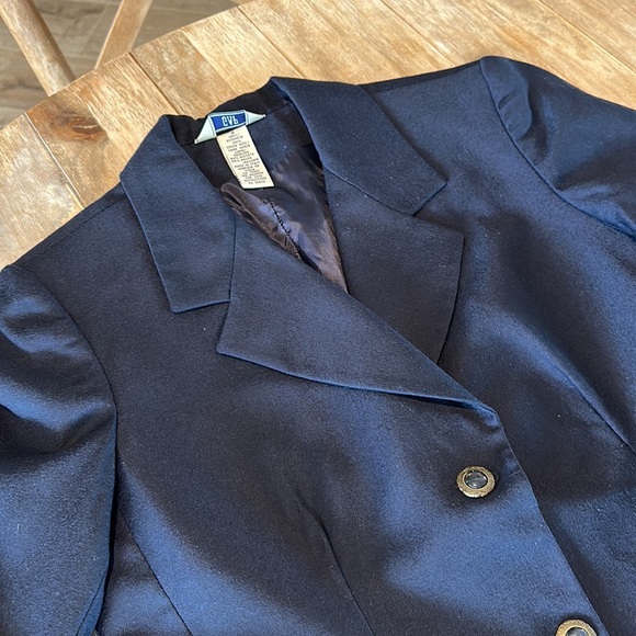 Gap dark navy blue wool blazer, size 6. - Picture 3 of 7